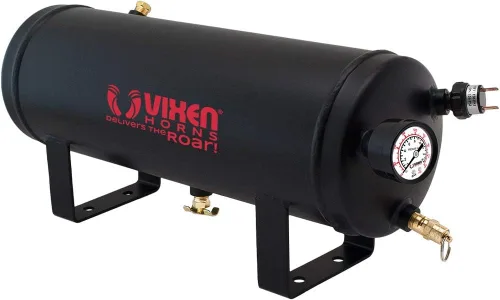 Miniatura 2 de Vixen Horns Tanque de bocina de tren/aire de 1.5 galones (6 litros) con compresor de 150 PSI a bordo sistema/kit 12V VXO8815