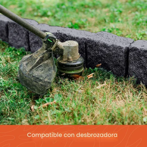 Miniatura 5 de Beuta Borde de Paisaje Borde de Jardín Bloques de Piedra Artificial para Bordes de Césped, Macizos de Flores y Bordes de Patio – Paquete de 4