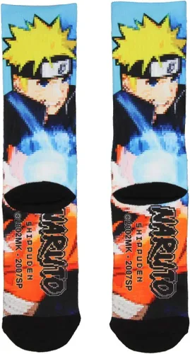 Miniatura 2 de Calcetines sublimados de Naruto Part II Shippuden Pixel Character All Over, Multi colorido
