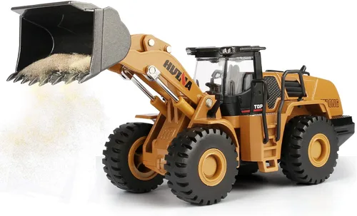 Miniatura 7 de 1/50 Scale Diecast Crawler Excavator, Metal Construction Vehicle Models Toys for Kids (Crawler Excavator)