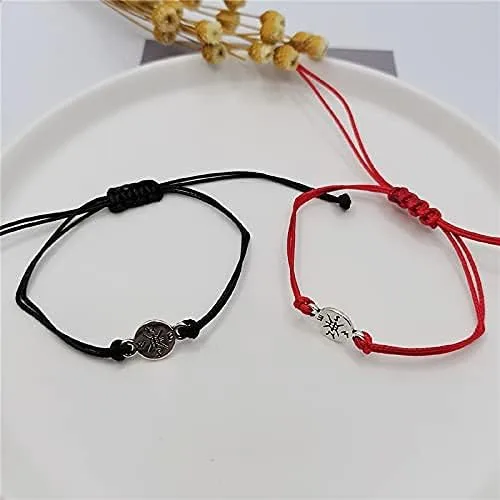 Miniatura 4 de YALLNASL Regalo de aniversario de Navidad para parejas, amigos, pulseras de amistad a juego para marido, esposa, mejores amigos, juego de pulseras