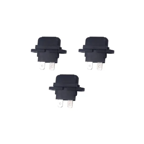 Miniatura 5 de 10 piezas de asiento de portafusibles estándar para automóvil, barco, camión, SUV con cubierta negra + 10 fusibles estándar de 10 amperios