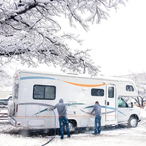 Miniatura 2 de Camco - Manguera de agua calentada de 50 pies para RV - Protección contra congelamiento de la línea de agua hasta -40°F/C - Incluye termostato