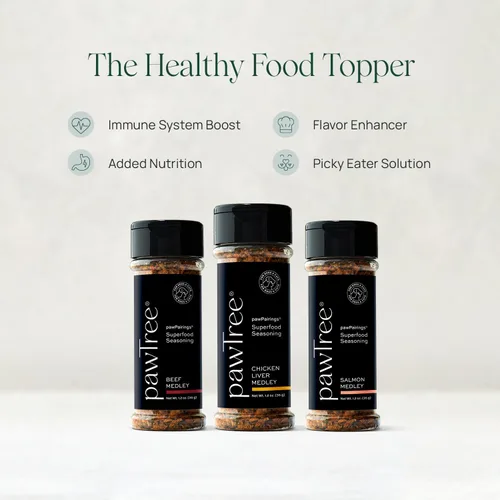 Miniatura 4 de pawTree Toppers de alimentos saludables para perros y gatos - Potenciador del apetito con proteínas liofilizadas. Deliciosos condimentos