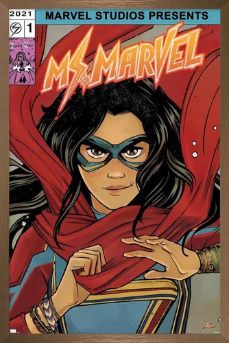 Miniatura 13 de Trends International Marvel Ms. Marvel - Póster de pared de cómic, 34 pulgadas de largo x 22.4 W, versión premium sin marco