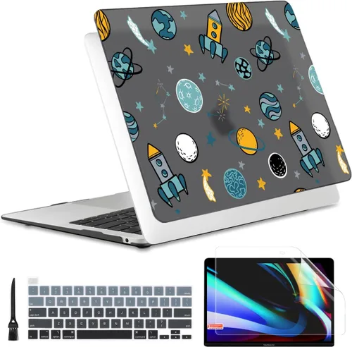 Miniatura 19 de Batianda Funda diseñada para el nuevo MacBook Pro M2 de 13 pulgadas, modelo A2338, versión 2022, carcasa protectora rígida ultrafina, antisucia