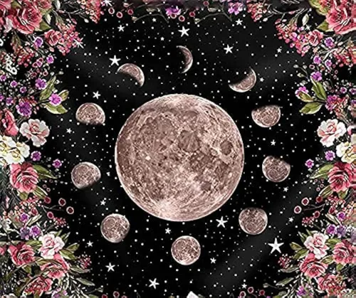 Kits de pintura de diamantes, arte de diamantes 5D con accesorios y herramientas, pintura de fase lunar con diamante, relajación y decoración de