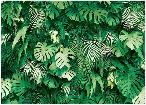 Miniatura 8 de Jungle Palm Wildlife Park Tropical Rainforest Plant Fotografía Fondo para fotografía de amigos al aire libre, telón de fondo para fiesta familiar