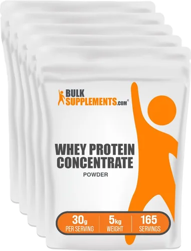 Miniatura 6 de BulkSupplements. com Whey Protein Concentrate Powder - Suplemento de proteína de suero en polvo, sin azúcar, sin sabor y sin gluten, 1.06 oz por