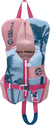 Full Throttle Chaleco salvavidas para bebés de secado rápido con espalda flexible – Aprobado por la Guardia Costera de los Estados Unidos y