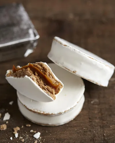 Miniatura 3 de Havanna Merengue y Dulce de Leche Alfajores – Auténticos Alfajores argentinos con revestimiento de merengue italiano y relleno cremoso de Dulce