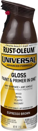 Miniatura 176 de Rust-Oleum 245197 Pintura en aerosol universal para todas las superficies, 12 onzas, negro satinado