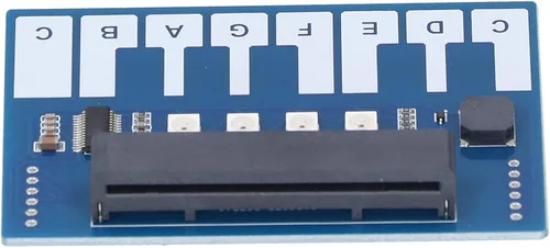Miniatura 5 de Mini módulo de piano, mini módulo de piano para micro:bit, mini módulo de piano placa de expansión controlador táctil capacitivo TTP229 I2C interfaz