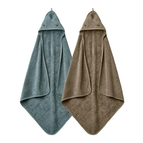 Miniatura 10 de Toalla con Capucha para Bebé – Toallas de Baño de Algodón Orgánico para Bebé – Toallas para Bebé, Toallas de Baño para Bebé para Niño, Niña, 32" x