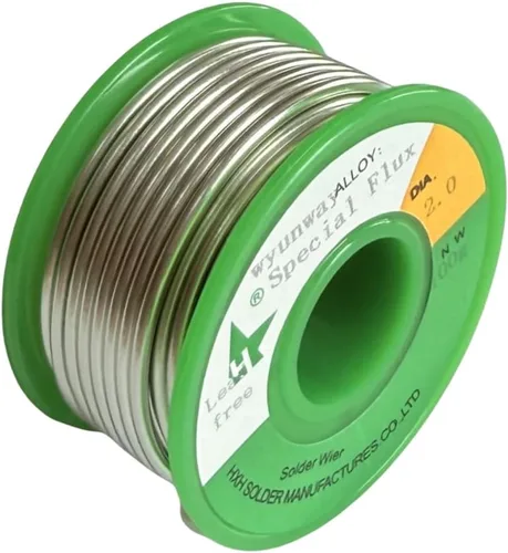 Miniatura 7 de Flujo especial en alambre de soldadura, para soldadura de acero inoxidable, latón y cobre plomería, láminas de hierro, alambre de soldadura (3.53 oz)