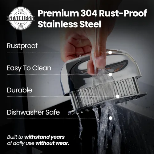 Miniatura 5 de Herramienta ablandadora de carne con cuchillas de punta ultra afiladas 100% de acero inoxidable - Utensilios de cocina resistentes - Herramienta