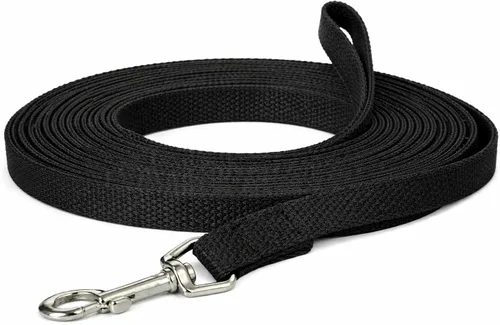 Miniatura 2 de Correa de entrenamiento para perros de algodón, 6 pies, verde