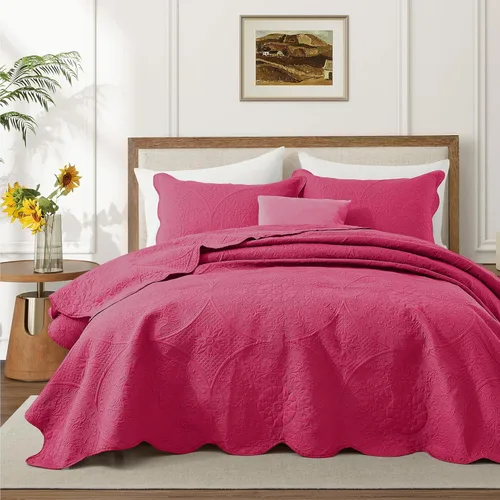 Miniatura 29 de MOONLIGHT20015 Paquete de 8 Colchas Tamaño King para Cama (106" x 96") - Venta al Por Mayor para Hoteles, Dormitorios de Huéspedes y Airbnbs - Gris