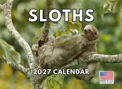 Miniatura 45 de Calendario alpaca 2026, calendario mensual de pared de 12 meses Hecho en Estados Unidos.