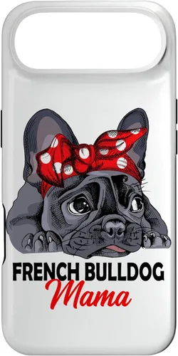Miniatura 26 de iPhone 13 Pro Max Frenchie Mama Lindo Bulldog Francés Perro Mamá Divertido Estuche de Regalo para Mujer