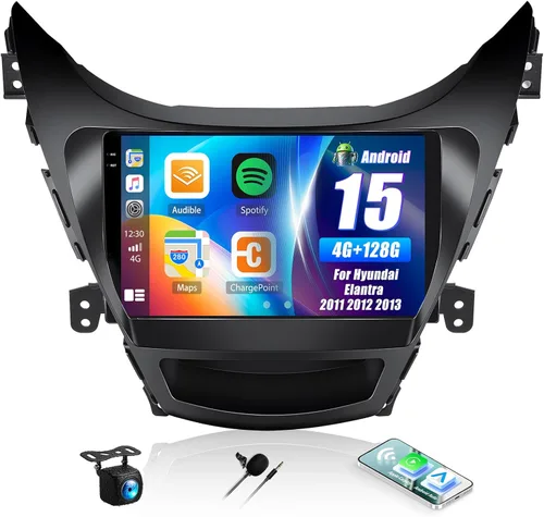 Miniatura 15 de SIXWIN 1G+32G Radio de Estéreo de Coche Android para Hyundai Elantra 2011 2012 2013 con Apple Carplay Inalámbrico Android Auto Bluetooth pantalla