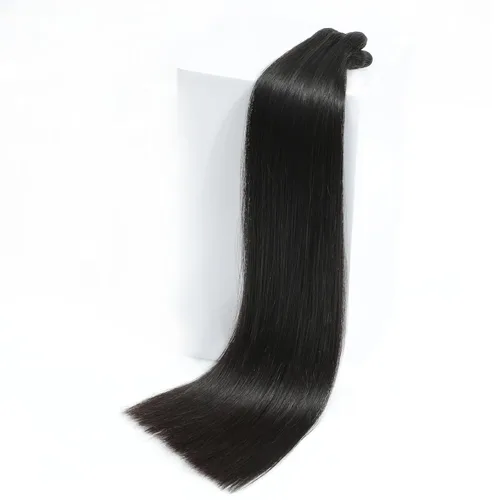 Miniatura 12 de Liang Dian Paquetes de cabello humano corto de 8 pulgadas color natural 4 paquetes 12A cabello virgen brasileño 100% cabello humano liso sin