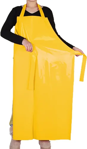Miniatura 3 de ELEBOX Delantal impermeable a prueba de aceite delantal utilitario delantal resistente a productos químicos con manga delantal de trabajo ultra