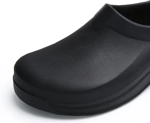 Miniatura 4 de Zapatos de trabajo unisex antideslizantes para hombres y mujeres, impermeables, resistentes al aceite, zapatos de chef de cocina, zuecos