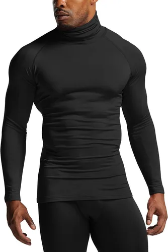 Miniatura 3 de ATHLIO 2 or 3 Pack Men's Thermal Long Sleeve Compression Shirts, TurtleMock Winter Sports Base Layer, Active Running Shirt