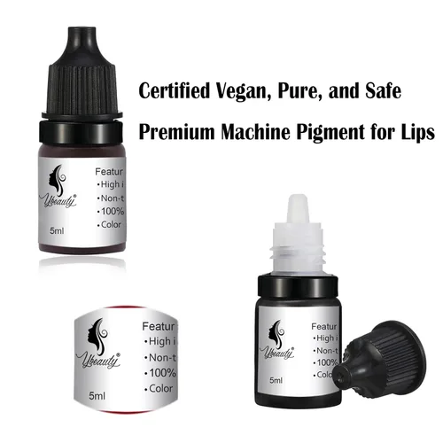 Miniatura 9 de Kit permanente de lápiz de tatuaje de maquillaje de cejas para máquina de tatuaje delineador de ojos de cejas con 15 agujas de cartucho Microblading