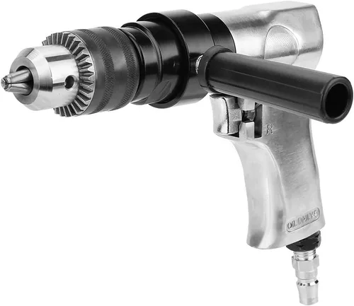 Miniatura 9 de Taladros de pistola neumática, taladro neumático de 1/2 pulgada, 700 rpm CW/CCW tipo mango reversible de velocidad variable herramienta