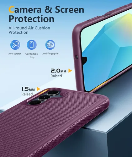 Miniatura 810 de FNTCASE Funda para iPhone 17 Pro: Fundas delgadas translúcidas de color azul claro compatibles con MagSafe, protección completa de la cámara