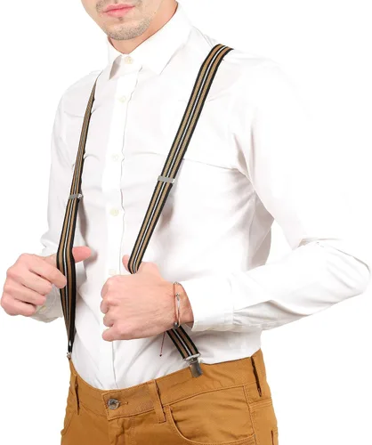 Miniatura 76 de Tirantes para hombre Tirantes elásticos con espalda en Y