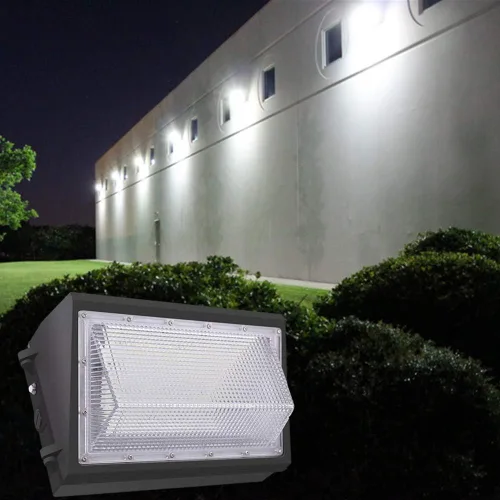 Miniatura 8 de Paquete de 4 lámparas LED de pared de 120 W del anochecer al amanecer, 15600LM 600-800W equivalente a HPS/HID, iluminación de seguridad al aire