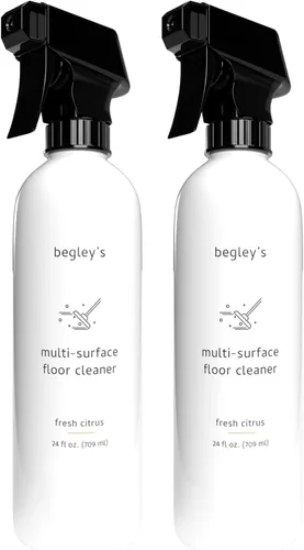 Begley's Limpiador de suelos multisuperficie, aroma cítrico fresco, 24 onzas, paquete de 2