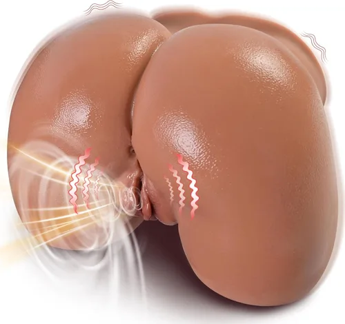 Muñeca sexual 12 chupando y vibrando juguetes sexuales masculinos para hombres, 9.5 libras masturbador masculino automático coños de bolsillo, culo