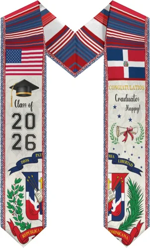 Miniatura 11 de Estola de graduación de Kenia 2025, banda de estola en forma de V de graduación de Kenia, regalos de graduación