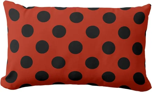 Miniatura 60 de Fundas de almohada de lunares negros sobre beige de 16 x 16 pulgadas, fundas de almohada decorativas rústicas y cuadradas para decoración del sofá