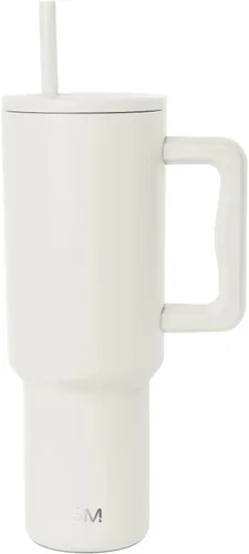 Miniatura 32 de Simple Modern Vaso Trek de 40 oz con Asa y Tapa con Pajilla Vaso de Viaje Aislado de Acero Inoxidable Apto para Portavasos Slumberland