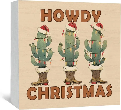 Miniatura 9 de Letrero Hola Invierno, Decoraciones de Invierno para el Hogar, Letrero de Caja de Madera de Muñeco de Nieve de Navidad, Letreros de Madera de Muñeco