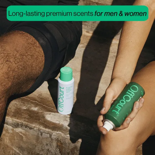 Miniatura 7 de OffCourt - Desodorante natural en aerosol corporal para hombres y mujeres - Sin aluminio - Desodorante de cuerpo entero para mujeres y hombres, 3.4