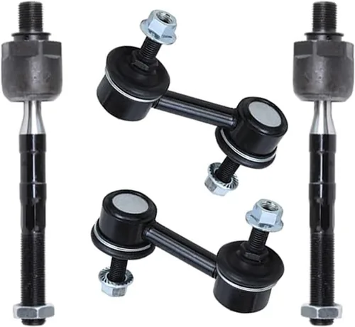 Miniatura 165 de Detroit Axle - Kit de extremo delantero RWD para Chrysler 300 Dodge Charger Challenger 2011-2014, 4 brazos de control inferiores, 2 eslabones