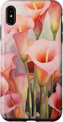Miniatura 10 de iPhone 13 Pro Calla Lilies Flower Floral Watercolor Case