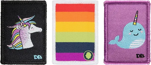 Miniatura 10 de Dime Bags Parches intercambiables Parches para personalizar bolsas de diez centavos (banana, paleta, sandía)