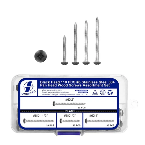 Miniatura 17 de White Head - 25 tornillos de madera Phillips de acero inoxidable #10 x 4, tornillos recubiertos blancos, tornillos de madera, tornillos de acero