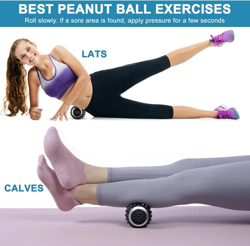 Miniatura 6 de Uppye Pelota de masaje vibratoria para aliviar el dolor, pelota de movilidad para terapia física y recuperación de entrenamiento, herramientas
