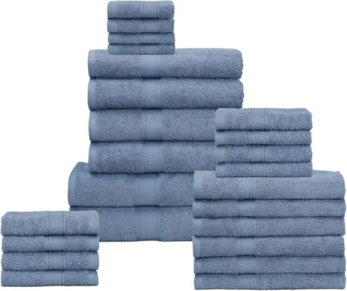 Miniatura 17 de HILLFAIR 600 GSM- 40 x 80 pulgadas- 100% algodón juego de 2 toallas de baño XXL extragrandes- suaves altamente absorbentes toallas de baño jumbo