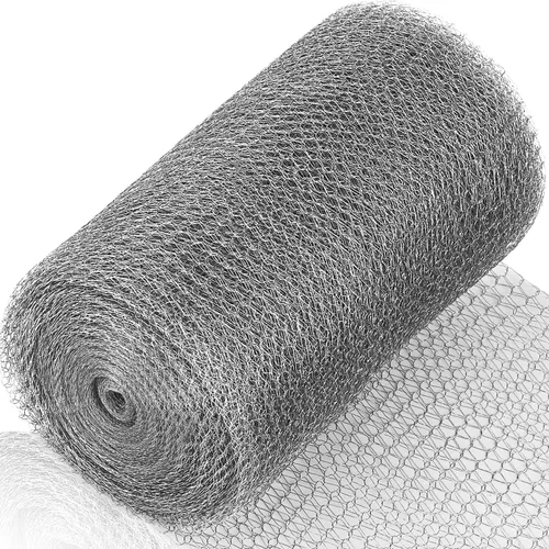 Miniatura 9 de Valchoose Tela de Malla de Alambre Mejorada para Rellenar Agujeros de 5" x 50 Pies, Bloqueador de Espacios de Acero Inoxidable Fácil de Trabajar