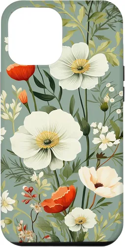 Miniatura 26 de Sage Green Flower Wildflower Pattern Floral Case for iPhone 17