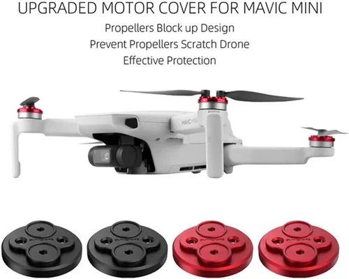 Miniatura 5 de Mavic Mini 3 2 1 Tapa de motor Drone a prueba de polvo Protector de motor Accesorios de protección para DJI Mavic Mini 2 SE 3 Pro